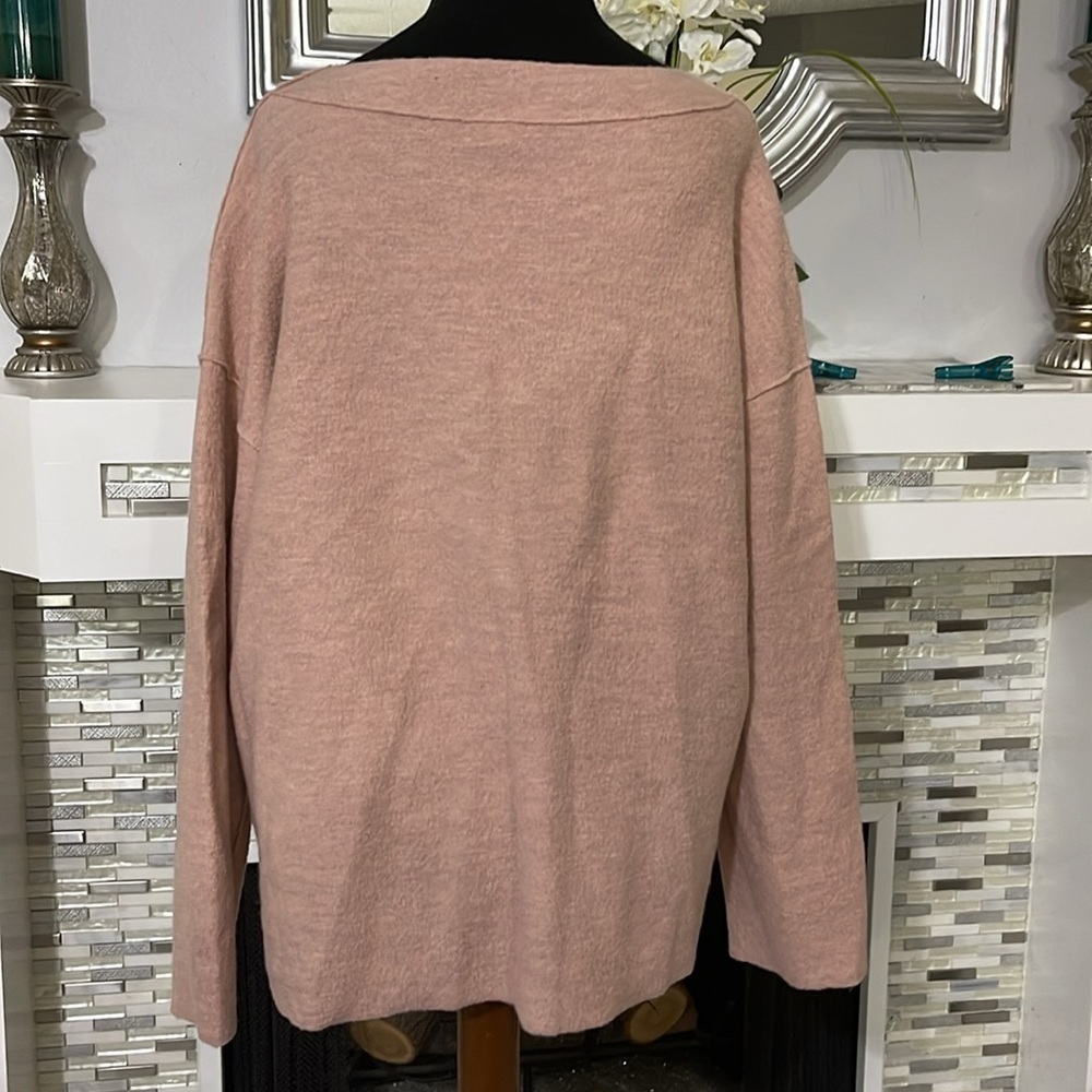 EILEEN FISHER 100% Wool Crewneck Sweater M - Picture 5 of 7